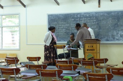 Tansania Gruppe von Lehrern