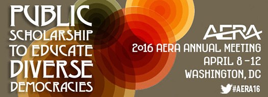 AERA 2016 – Public Scholarship to Educate Diverse Democracies